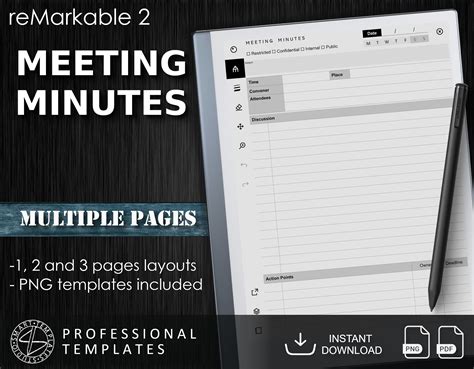 templates for remarkable 2