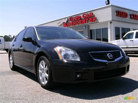 2007 Super Black Nissan Maxima 35 Sl 6908930 Photo 6