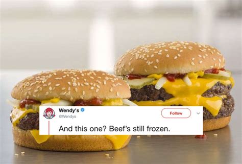 Wendys Twitter Roasts Mcdonalds Over Frozen Beef Thrillist