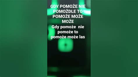 Gdy Pomorze Nie Pomoże To Pomoże Może Morze Gdy Pomorze Nie Pomoże To Pomoże Może Las Youtube