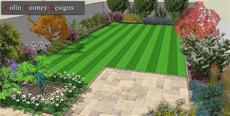 A member of the society of garden designers. Dublin Garden Design Drawings for Landscape Contractor - Colin Cooney Designs