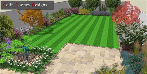 A good drawing is worth a thousand words. Dublin Garden Design Drawings for Landscape Contractor - Colin Cooney Designs