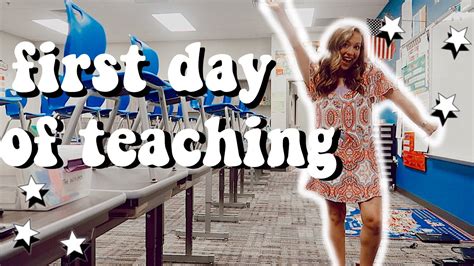 First Day Of Teaching Vlog Youtube