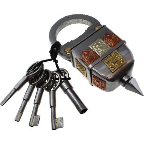5 Key Iron Puzzle Lock Wire And Metal Puzzles Puzzle Master Inc