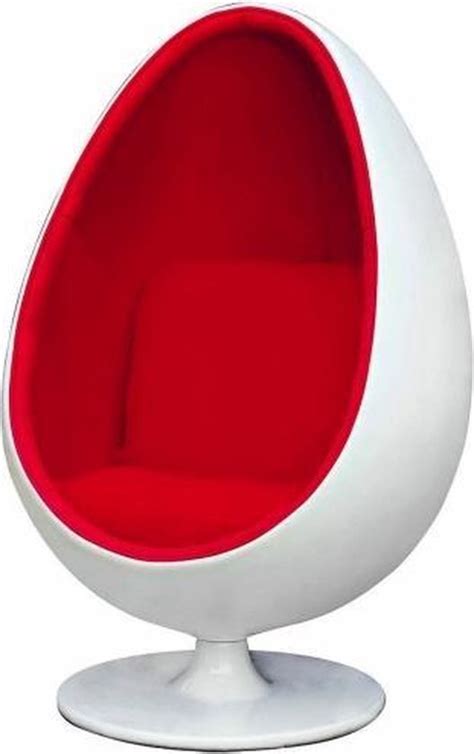 Design Lounge Stoel Egg Pod Chair Rood