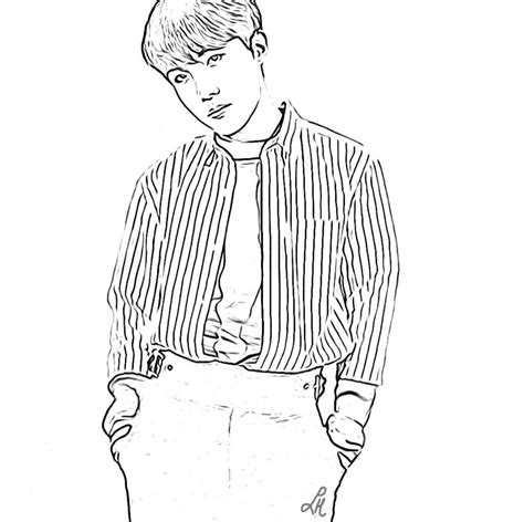 Bts Coloring Pages To Print