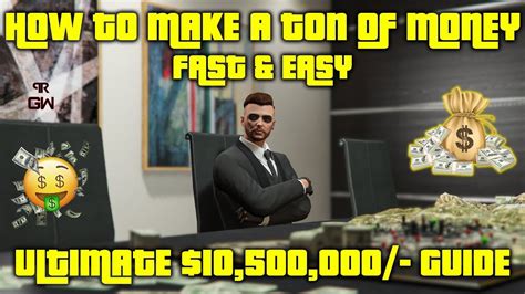 Fastest way to make money in gta 5 online 2019. How to make $10,500,000 & upwards of MONEY in the BEST ...
