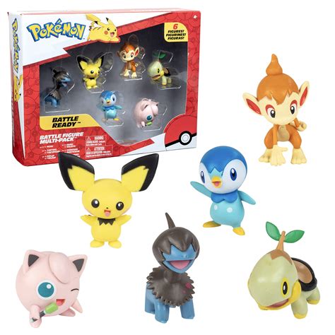 Buy Pokémon Battle Figure Toy Set 6 Piece Playset Includes 2 Pichu