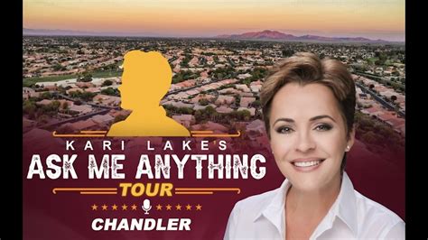Kari Lakes Second Stop On Her “ask Me Anything” Tour