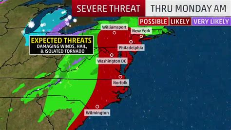 Dangerous Storms For I 95 Corridor Videos From The Weather Channel