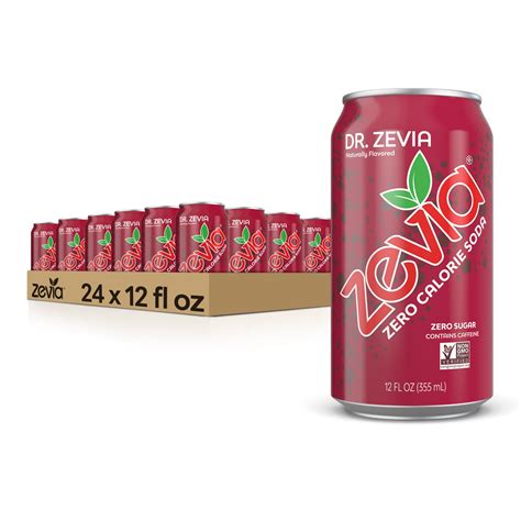 Zevia Zero Sugar Dr Zevia Soda Pop 12 Fl Oz 24 Ubuy India