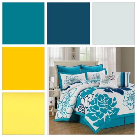 Teal Yellow Color Scheme For Kitchen Yellow Kids Bedroom Color