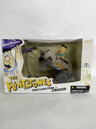 Mcfarlane S Hanna Barbera Series 1 Fred Flintstone In Cruiser Deluxe