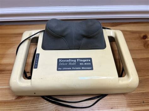 Kneading Fingers The Ultimate Portable Massager Deluxe Model Ks 8001 Works Ebay