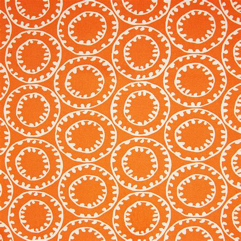 Mango Orange Juvenile Cotton Upholstery Fabric