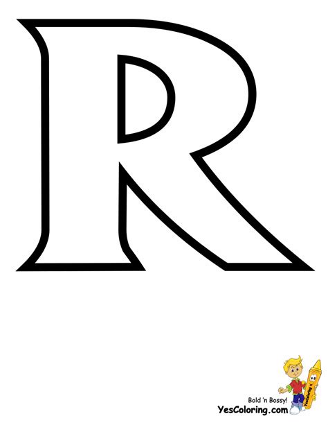 Choose a letter r coloring page. Standard Letter Printables | Free | Alphabet Coloring Page ...