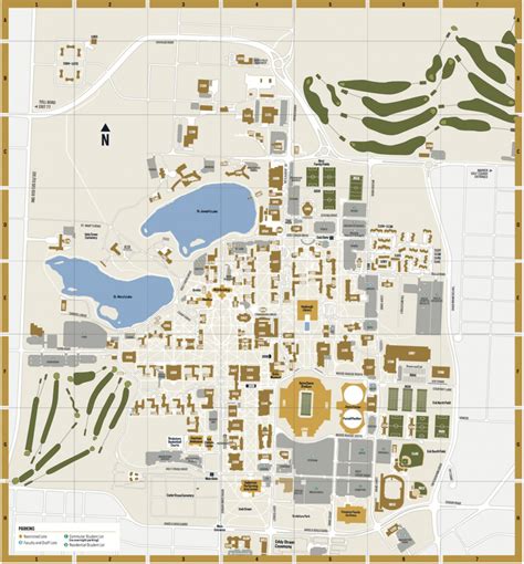 Notre Dame Campus Map Printable Printable Map Of The United States