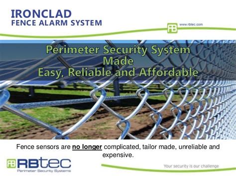 Ironclad Perimeter Intrusion Detection System Fence Alarm System