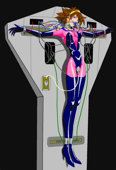 Rain Mikamura G Gundam Gundam 1girl Bdsm Black Background Bondage