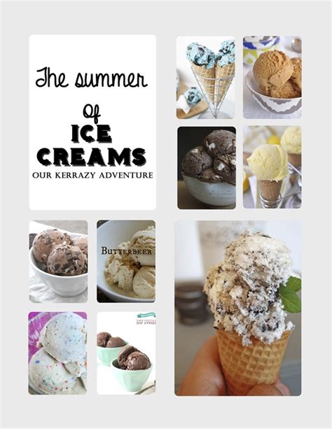 The Summer Of Ice Creams Ice Cream Recipe Roundup Our Kerrazy Adventure