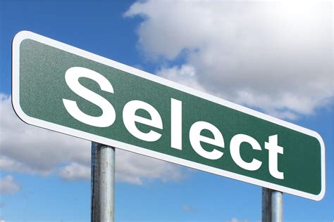 Select - Highway sign image