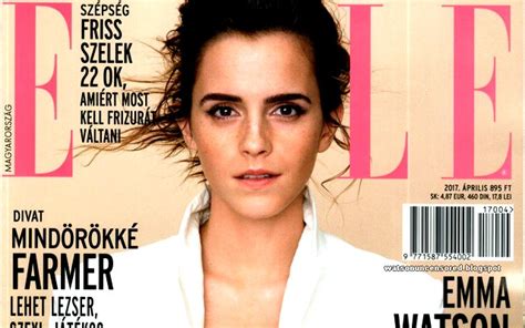 Emma Watson Emma Watson Covers Elle Hungary April