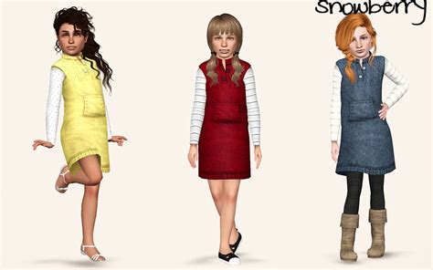 My Sims 3 Blog The Winterberries Two New Dresses For Children By Buckley