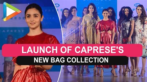 Alia Bhatt At The Launch Of Caprese S New Bag Collections Part Youtube
