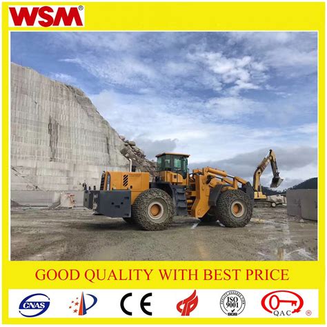 40t Capacity Quarry Tipping Boom Wheel Loader Granite Marble