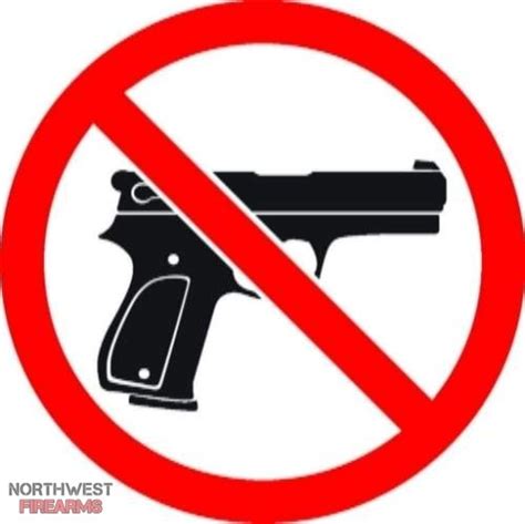 No Guns Allowed Placards On Businesses Northwest Firearms