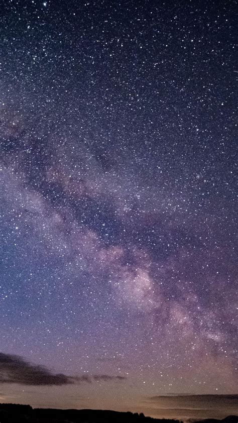 Download Wallpaper 1080x1920 Milky Way Starry Sky Stars Dark Samsung