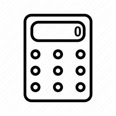 Calculation Calculator Math Icon