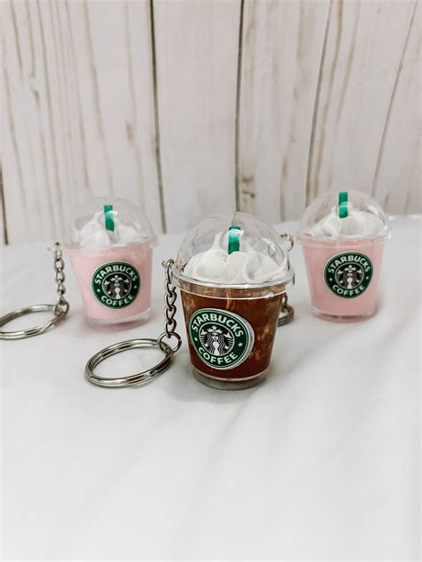 Starbucks Mini Frappe Keychains Mocha Frappe Keychain Etsy