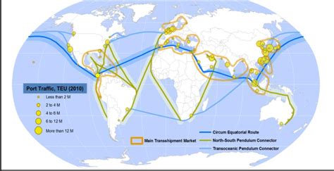 Main Relay Maritime Routes Download Scientific Diagram
