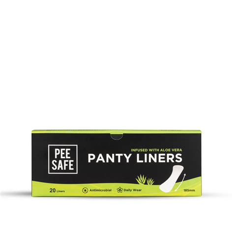 Pee Safe Aloe Vera Panty Liners Pack Of 20 Jeevee