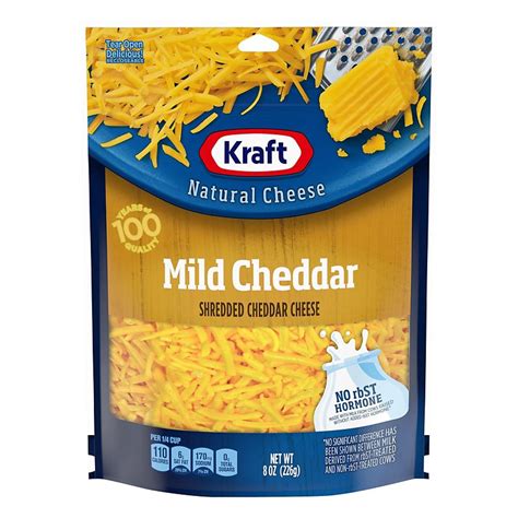 Kraft Mild Cheddar Cheese Shredded Shop Cheese At H E B