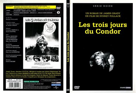 Jaquette Dvd De Les Trois Jours Du Condor Cinéma Passion