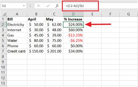 How To Calculate Percentage Change Excel Haiper