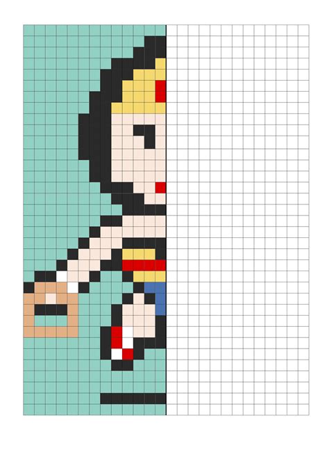 Pixel Art Coloriage Quadrillage Pixel Art Pixel Art à Imprimer