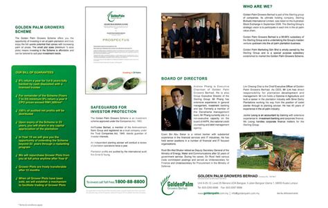 What food & drink options are available at golden palms hotel & spa? Board of Directors Photography for Golden Palm Growers Berhad