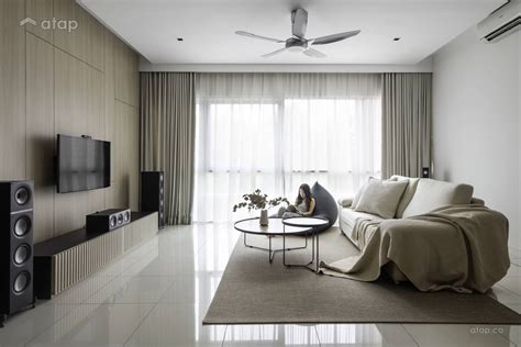Modern Zen Living Room Condominium Design Ideas And Photos Malaysia