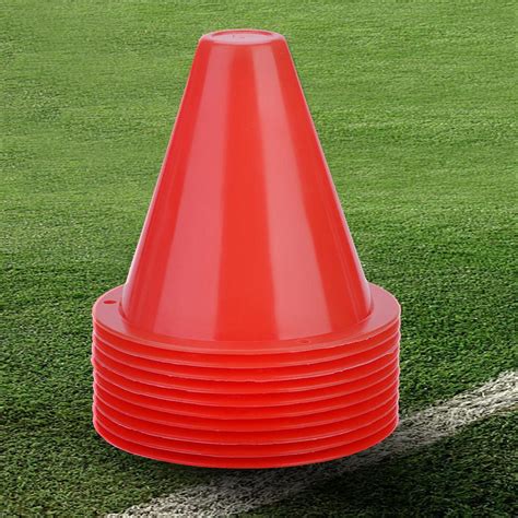 High Quality 10pcs Soccer Training Cone Football Training Cones Sports