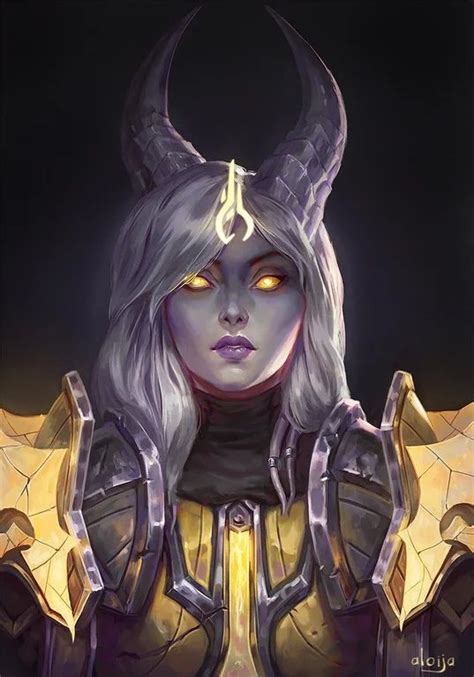 Sitra Lightforged Draenei Paladin Wow Warcraft Art Warcraft