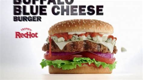 Carls Jr Buffalo Blue Cheese Burger Tv Spot Ispottv