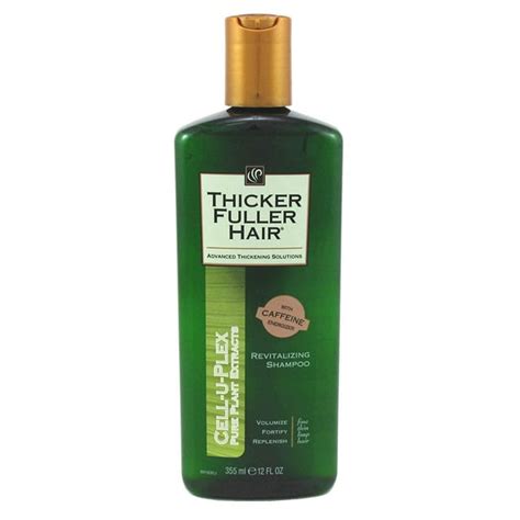 Thicker Fuller Hair Cell U Plex Revitalizing Shampoo 12 Oz