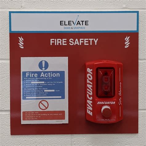 Customisable Fire Safety Stations Elevate Signs