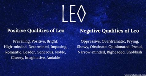 Find Positives And Negatives Of Your Zodiac Sign Leo