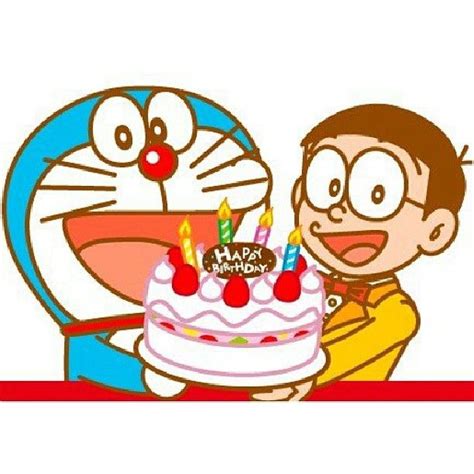 Doraemon Happy Birthday Card