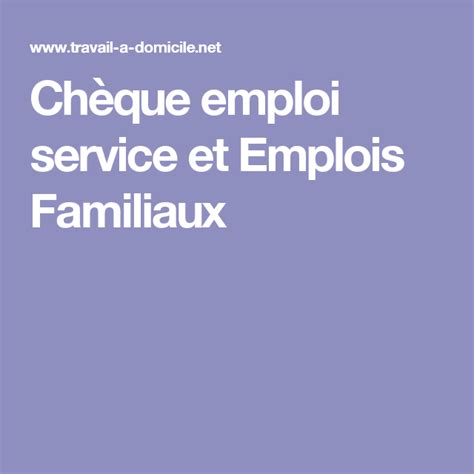 Des moyens faciles de gagner de l'argent supplémentaire à la maison il n'est pas nécessaire de faire de l'argent supplémentaire pour se faire du fric. Chèque emploi service et Emplois Familiaux | Peinados boda ...