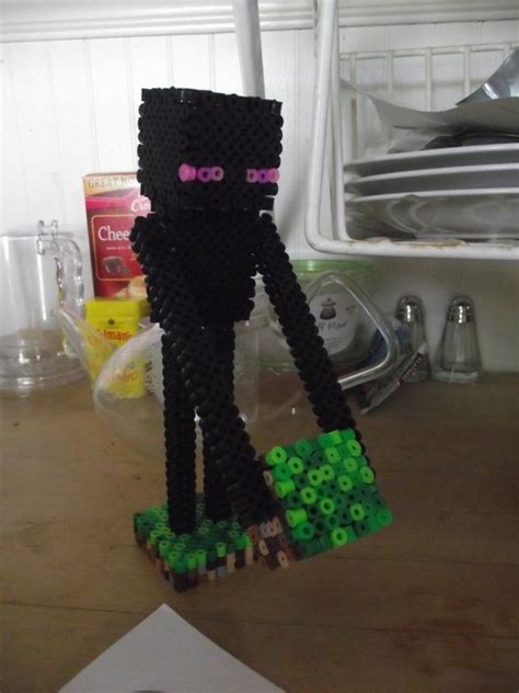 Enderman By Soggyenderman Minecraft Beads Perler Bead Art Perler